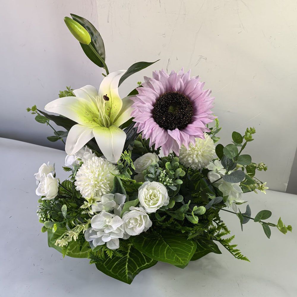 Artificial Lily Floral Arrangement Home Decor Garden Decor Australian Home view 4