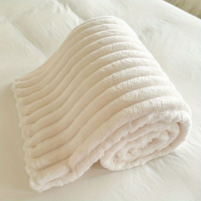 Flannel Sofa Blanket Office Blanket Living Room Throw Comfortable Blanket view 4