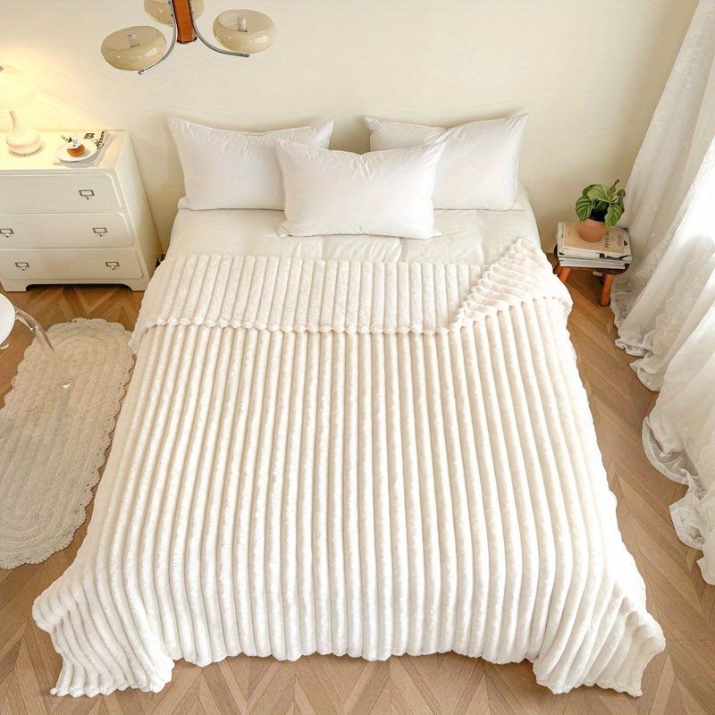 Flannel Sofa Blanket Office Blanket Living Room Throw Comfortable Blanket view 7