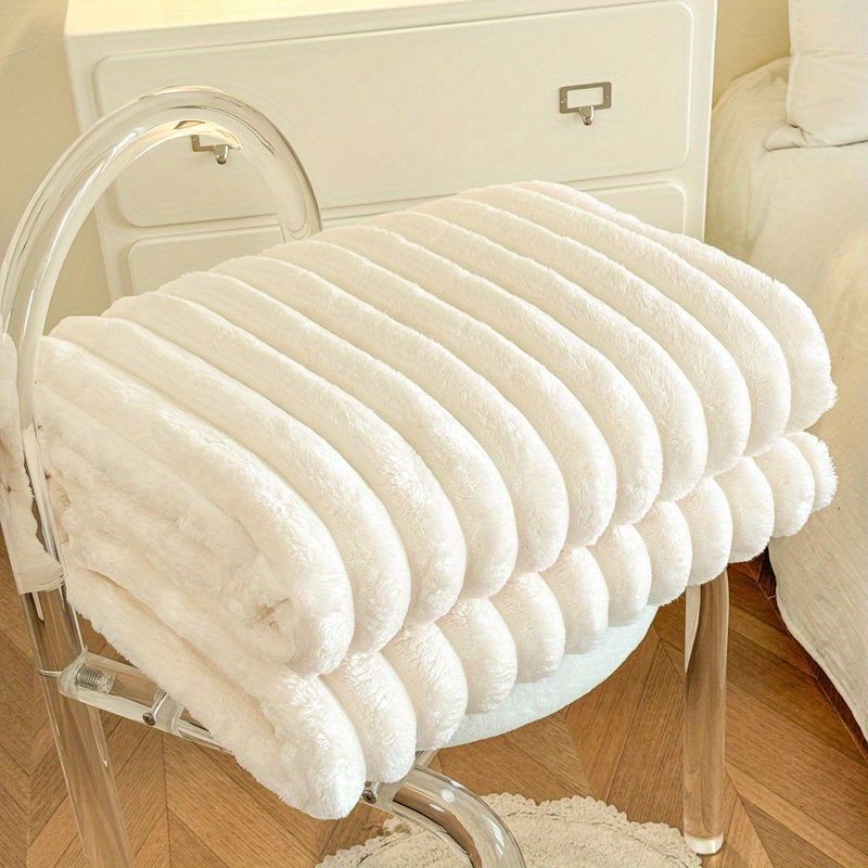 Flannel Sofa Blanket Office Blanket Living Room Throw Comfortable Blanket view 8