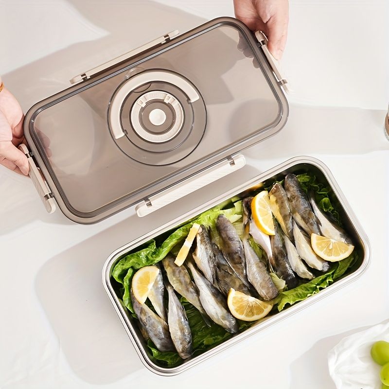 Beige 5800ml food container — image 1