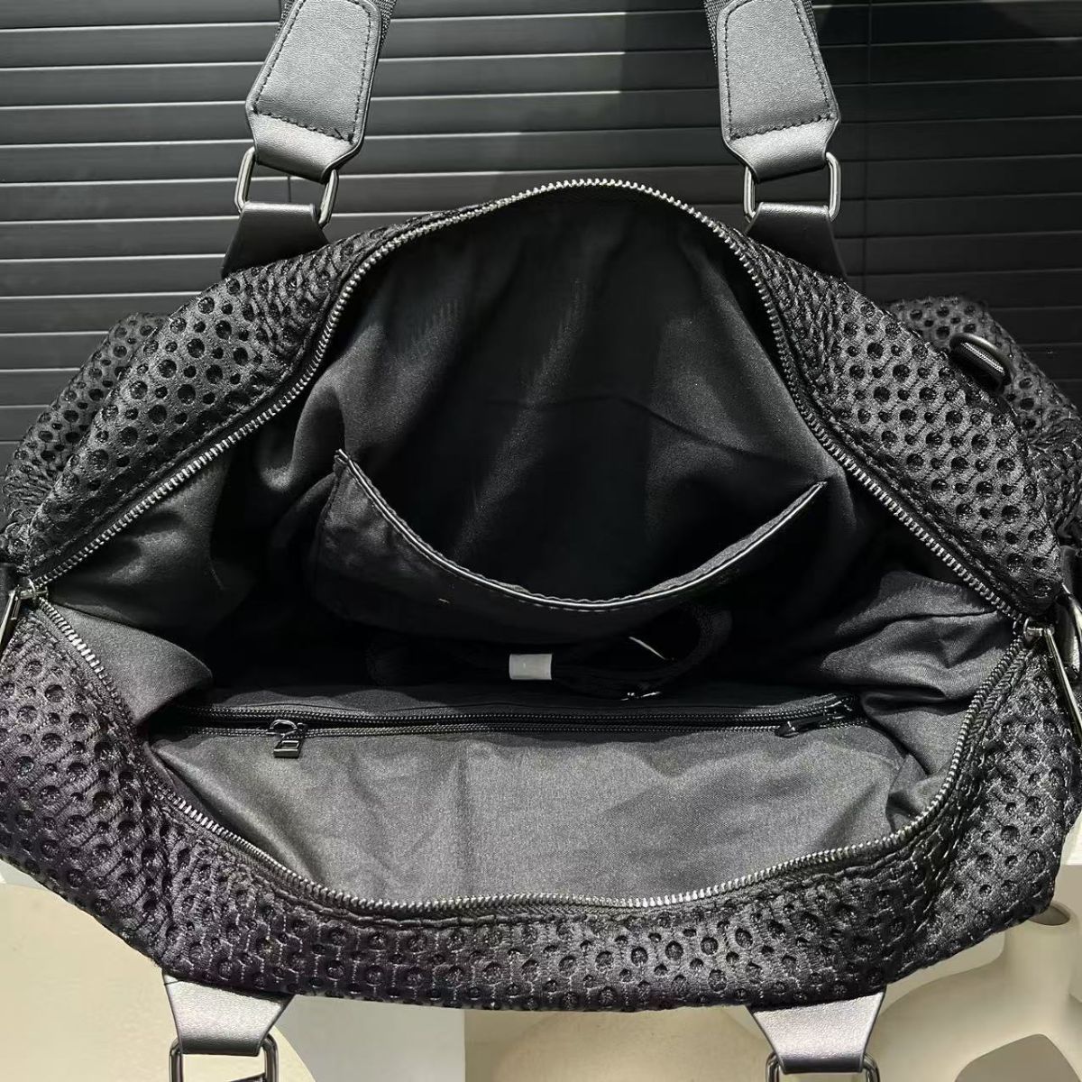 Travel Duffle Bag Embroidered Duffle Bag Stylish Travel Bag Weekend Bag For view 9
