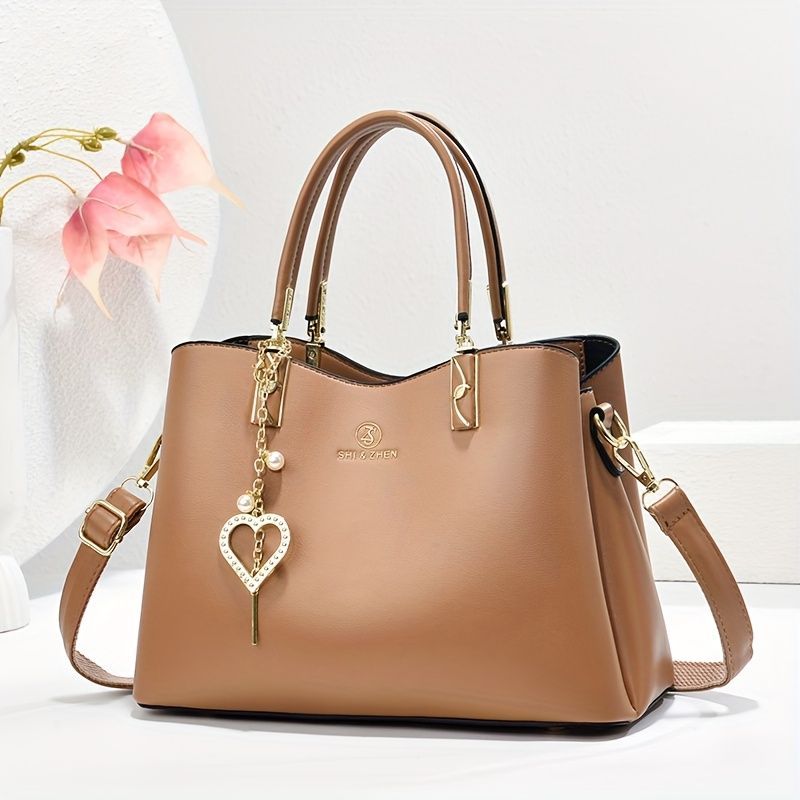 Single-Shoulder Handbag Cross-Body Handbag Pink Handbag Stylish Handbag Travel view 2