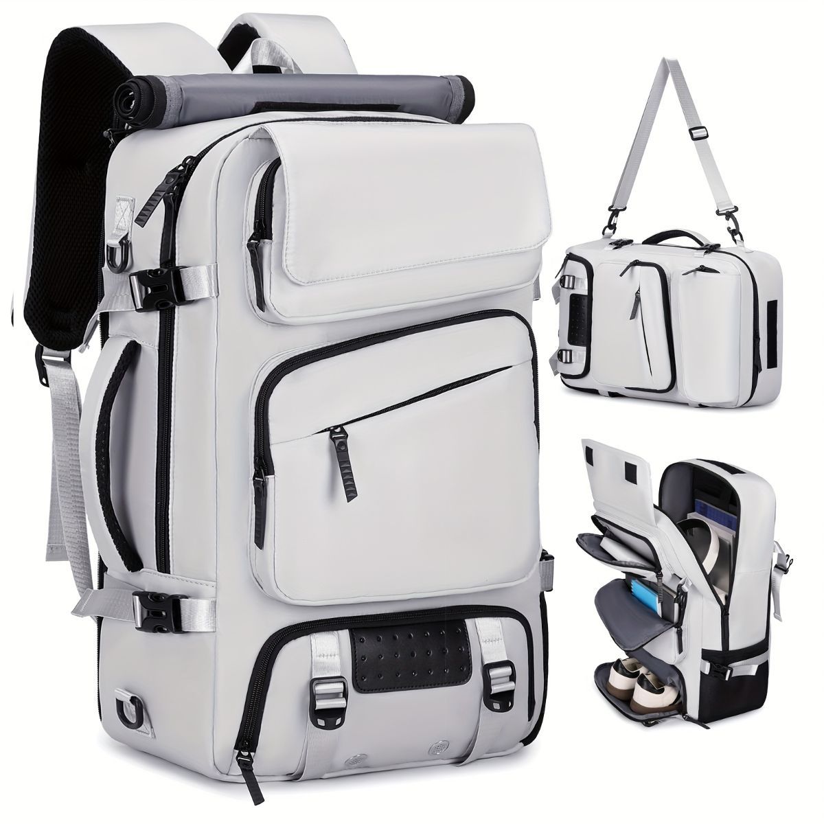 Travel Backpack Multi-Functional Backpack Convertible Backpack Shoe view 3