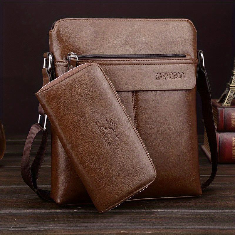 Men'S Cross-Body Bag Men'S Clutch Minimalist Business Bag Father'S Day Gift — image 1