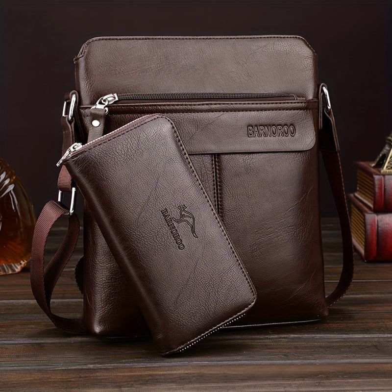 Men'S Cross-Body Bag Men'S Clutch Minimalist Business Bag Father'S Day Gift view 3