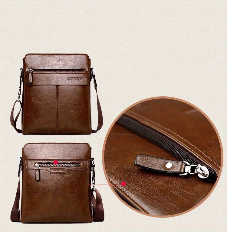 Men'S Cross-Body Bag Men'S Clutch Minimalist Business Bag Father'S Day Gift view 9