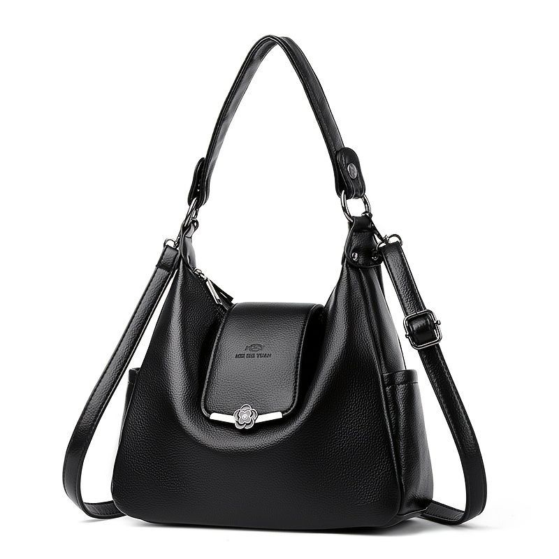 Leather Hobo Bag Shoulder Bag For Women High-Quality Leather Bag Travel view 9