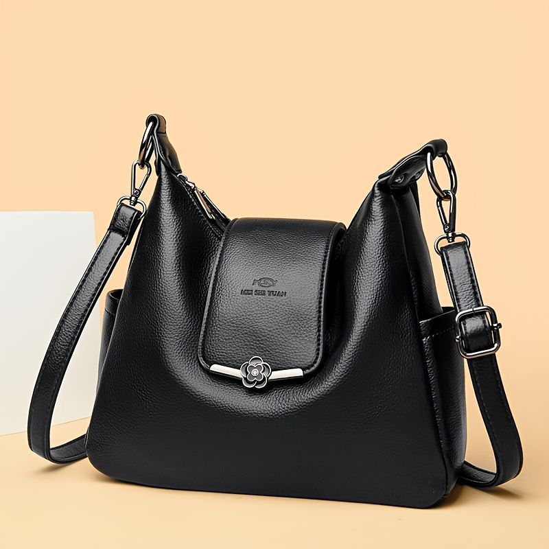 Leather Hobo Bag Shoulder Bag For Women High-Quality Leather Bag Travel view 11