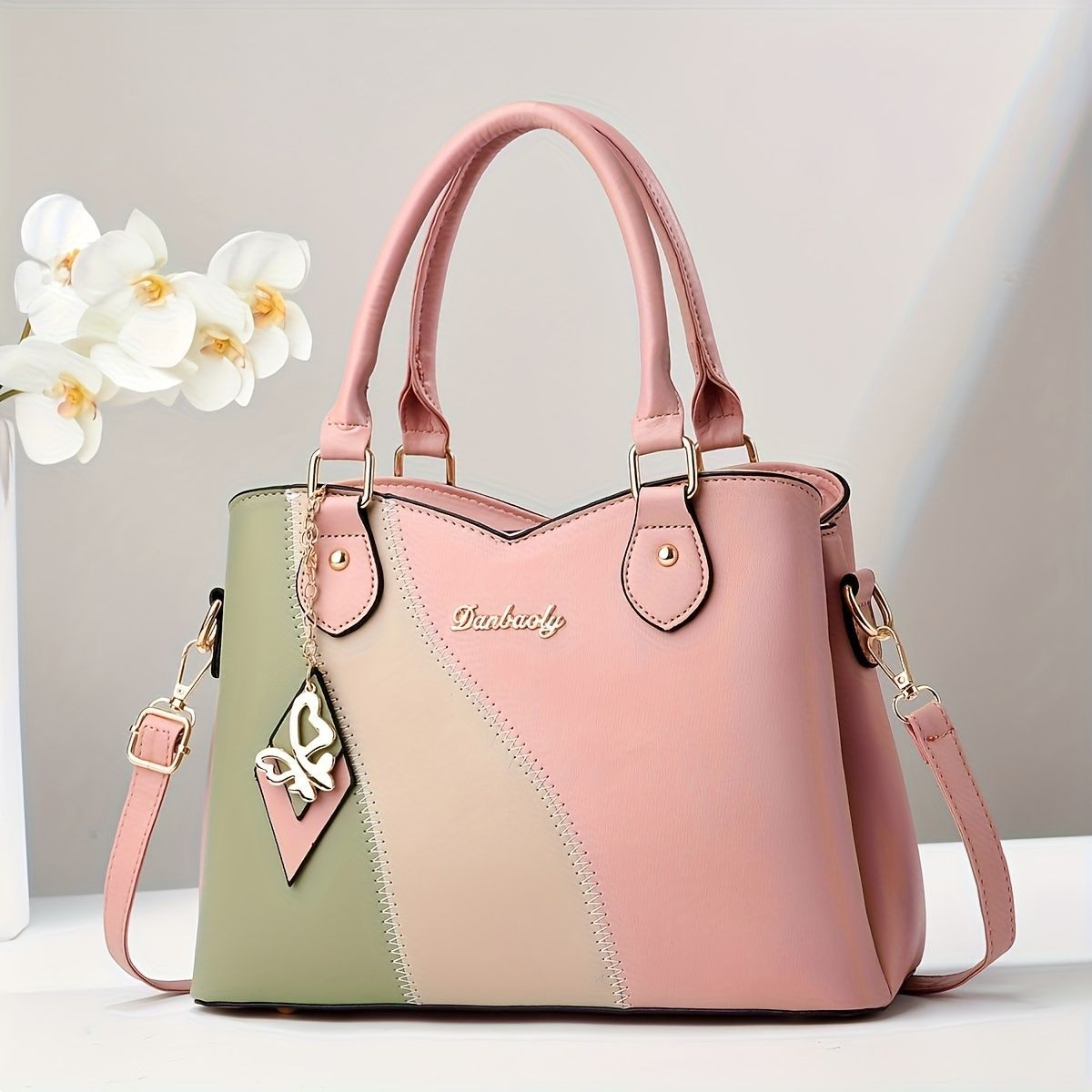 Tri-Color Handbag Tri Colour Handbag Australia Fashion Handbag Trendy Handbag view 2