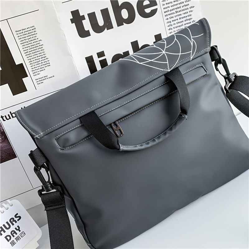 Gray Black Cross-Body Backpack Travel Backpack Fashionable Backpack view 6
