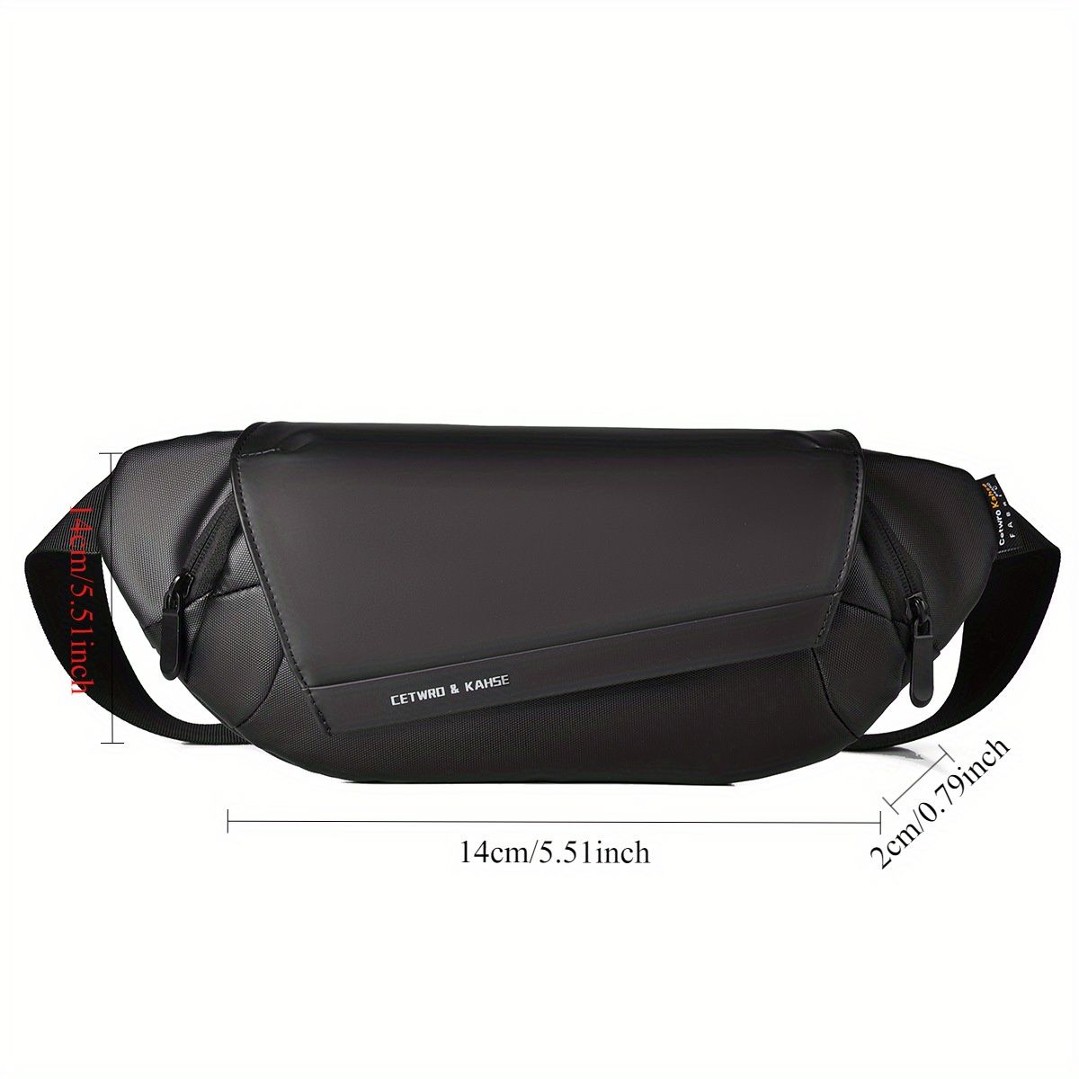 Black Gray Magnetic Closure Backpack Sling Bag Travel Backpack Daypack view 4