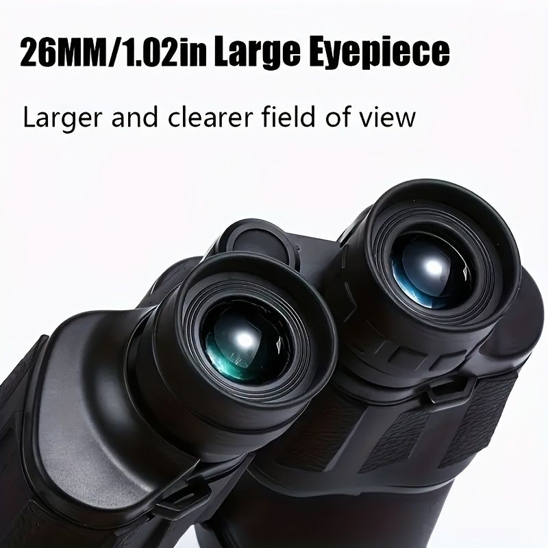 Yellow 10x50 Binoculars for Adults Outdoor Wildlife Bird Watching view 3