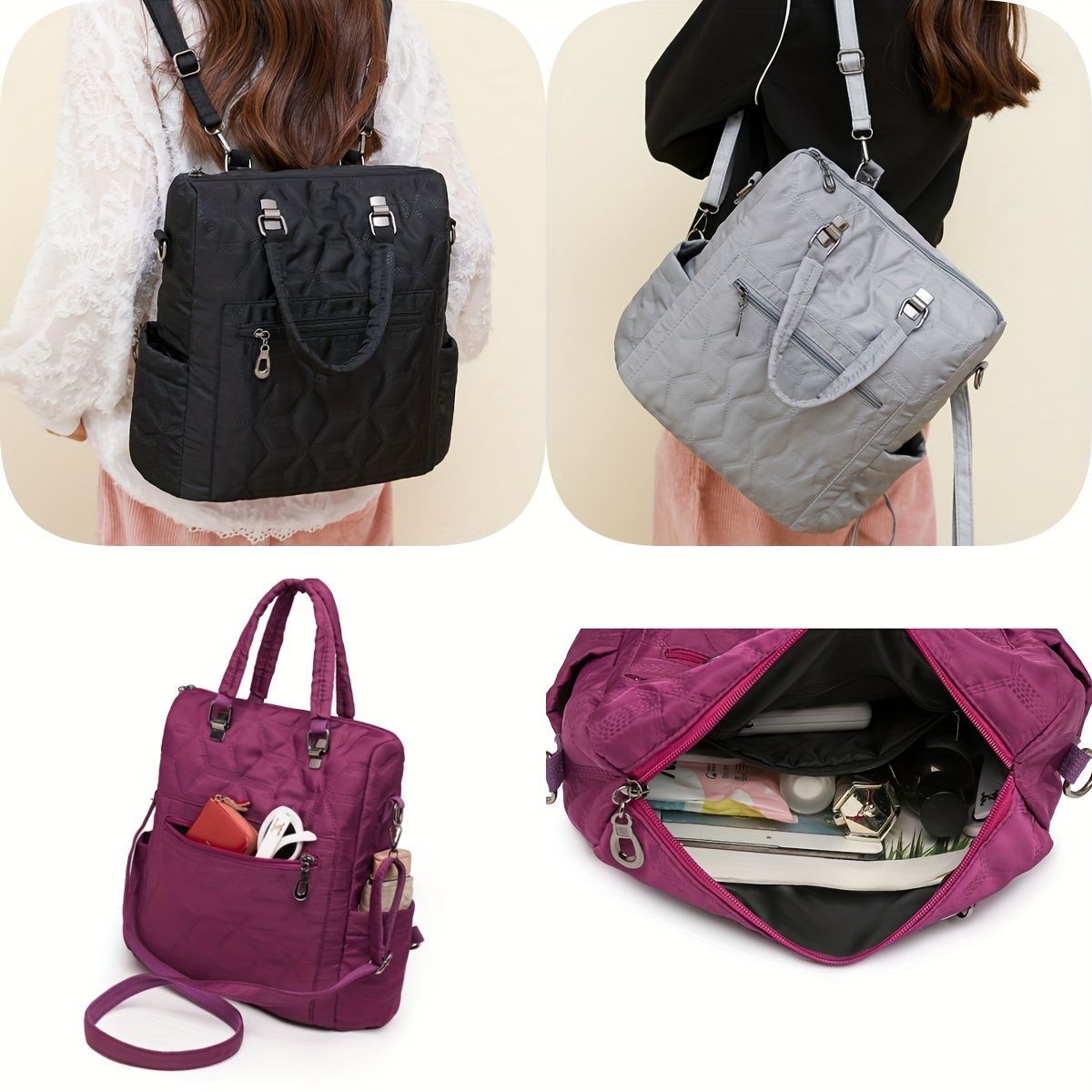 Fashionable Backpack Dual Strap Backpack Travel Backpack Daily Use Backpack view 14