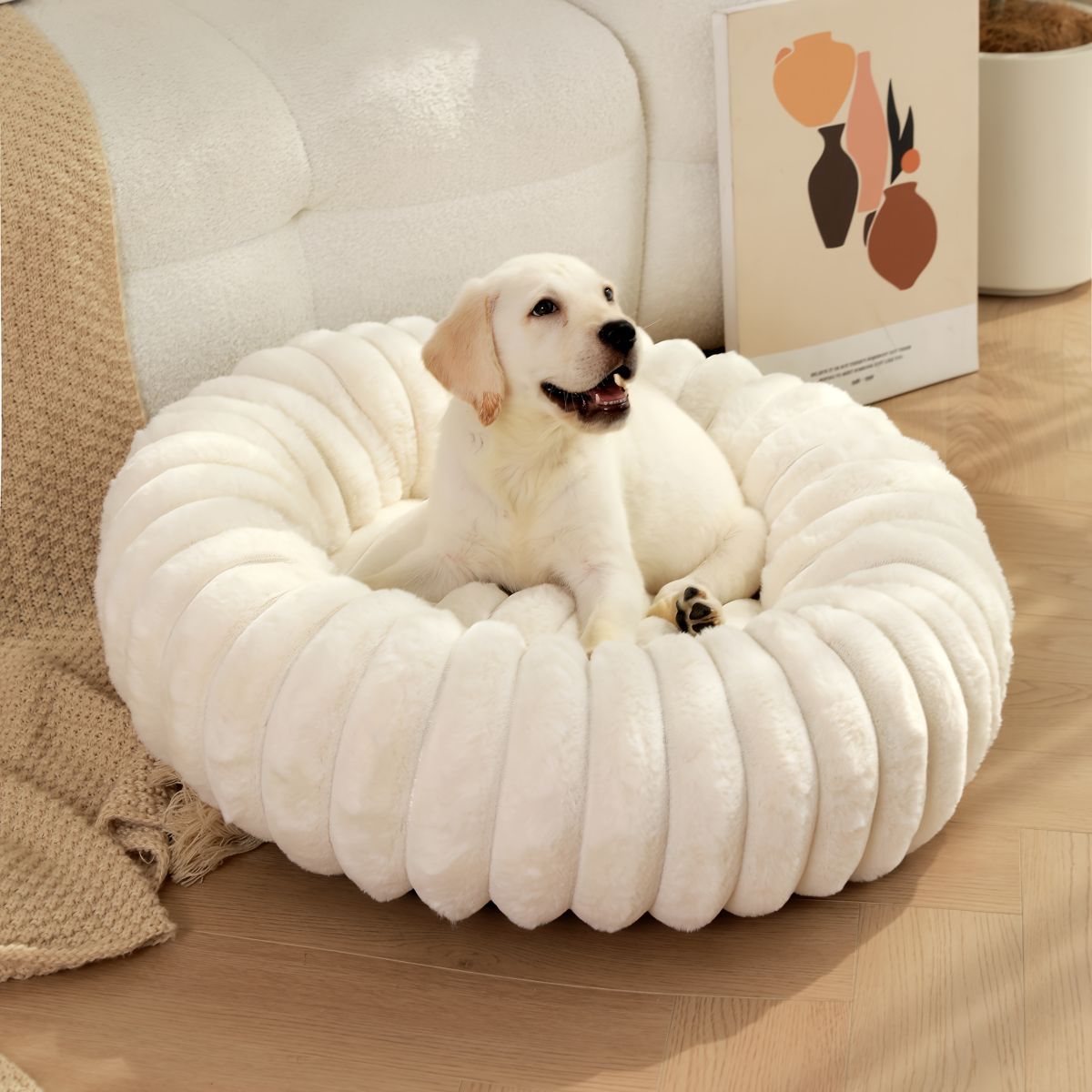 Pet Bed Dog Bed Cat Bed Small Dog Bed Medium Dog Bed Plush Pet Bed All-Season view 7