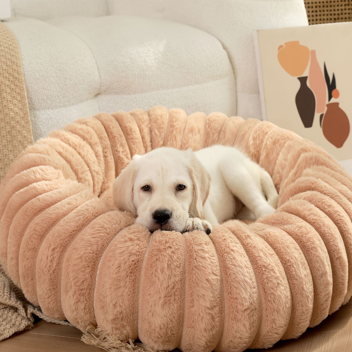 Pet Bed Dog Bed Cat Bed Small Dog Bed Medium Dog Bed Plush Pet Bed All-Season view 4