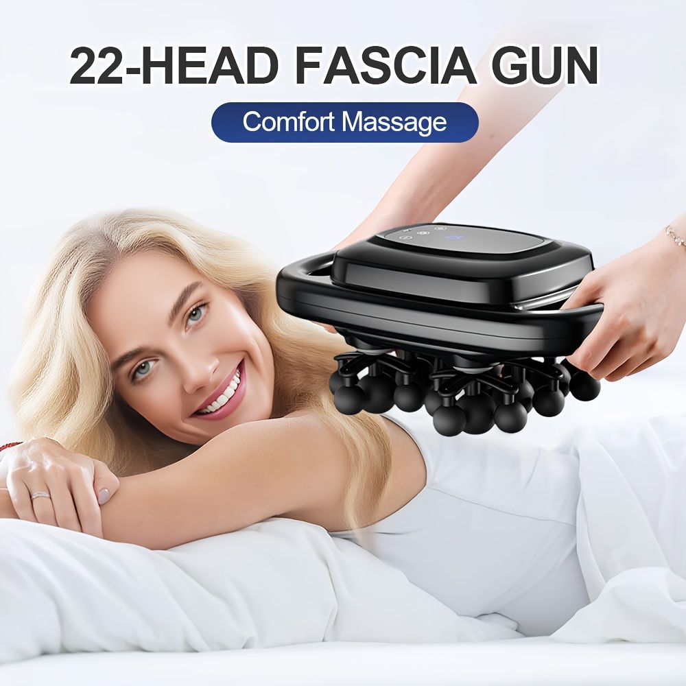 Fascia Gun 22-Head Massage Gun Muscle Recovery Device Deep Tissue Massage view 3