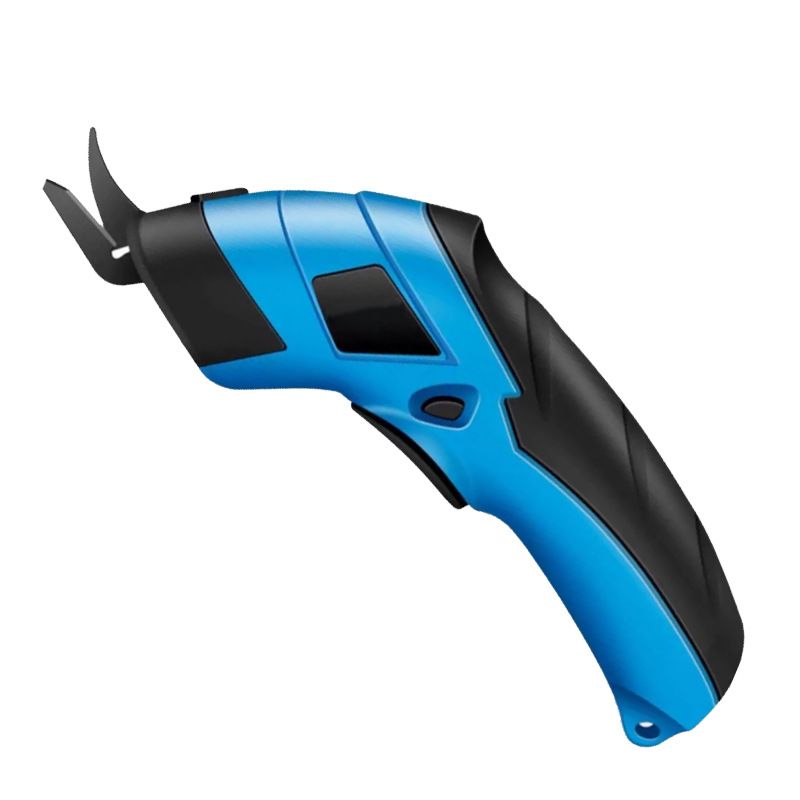Small portable electric round knife for charging and cutting fabrics — image 1