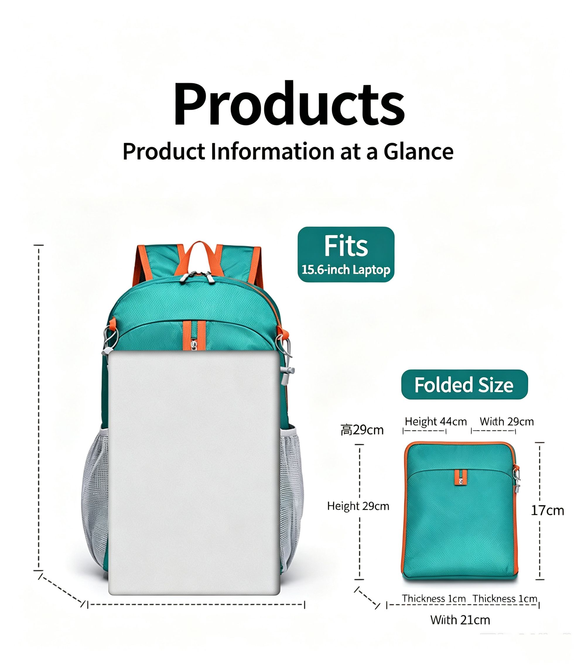 Outdoor Oxford Canvas Waterproof Hiking & Cycling Backpack 20-35L,black view 13