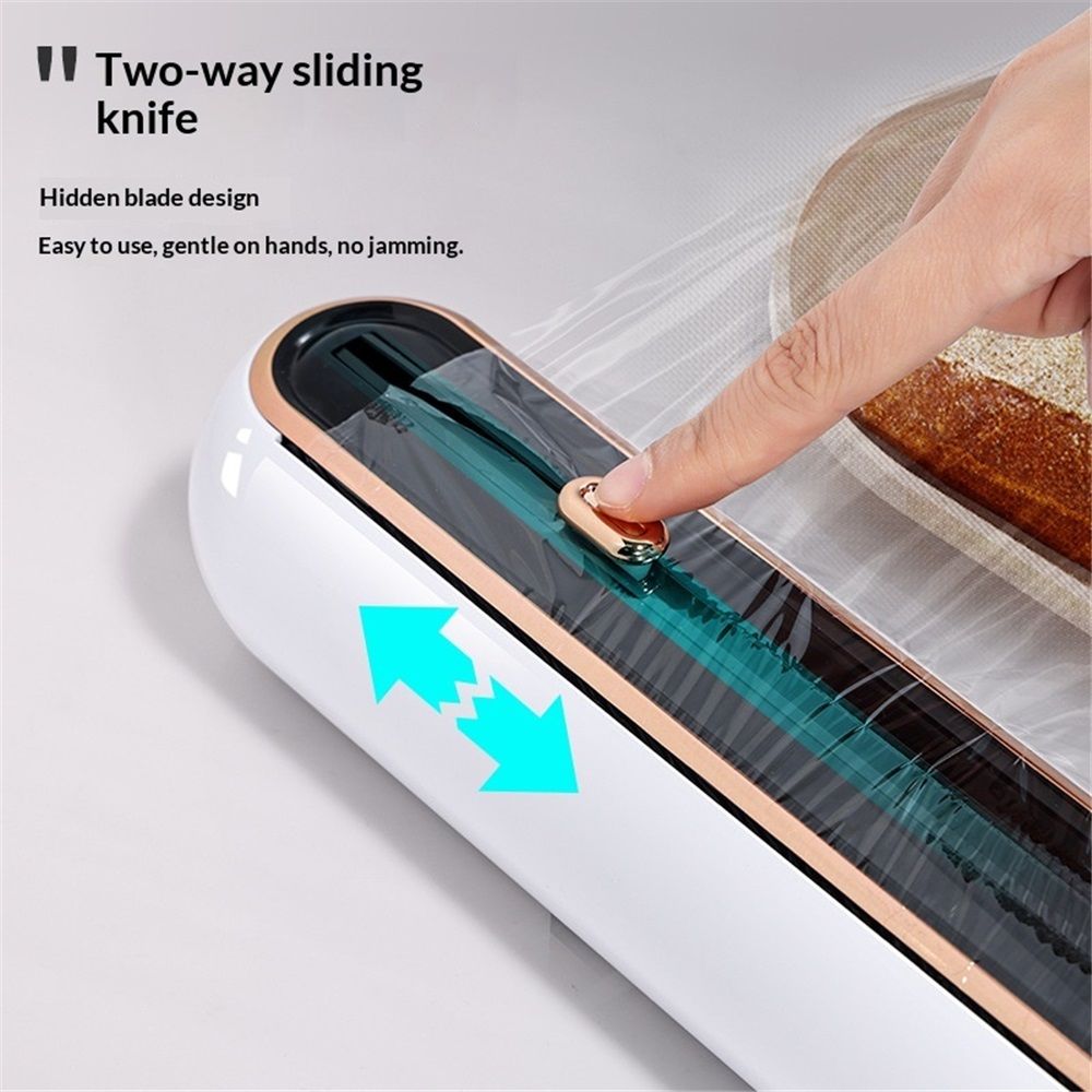 Wrap Dispenser with Slide Cutter - Magnetic & No-Drill Wall Mount view 5
