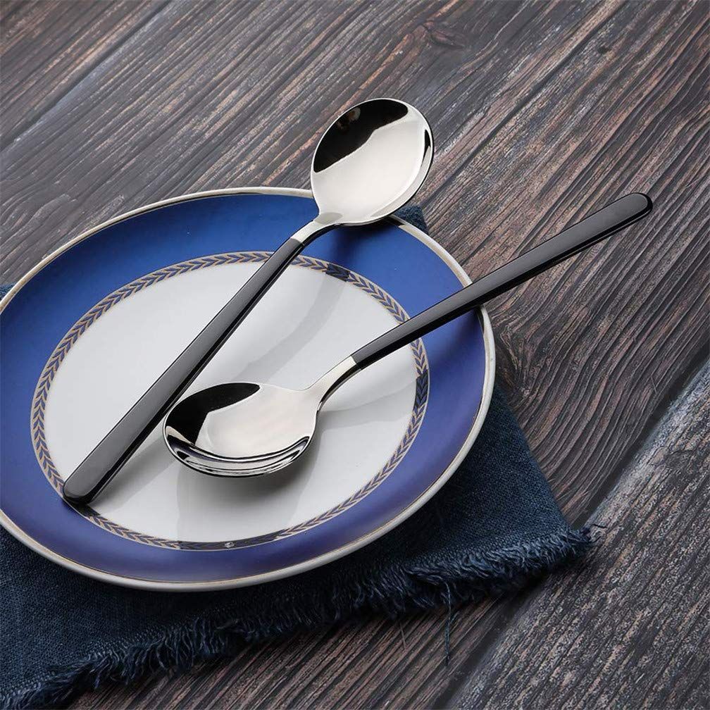 4-Piece Stainless Steel Dinner Spoons with Round Edge view 5