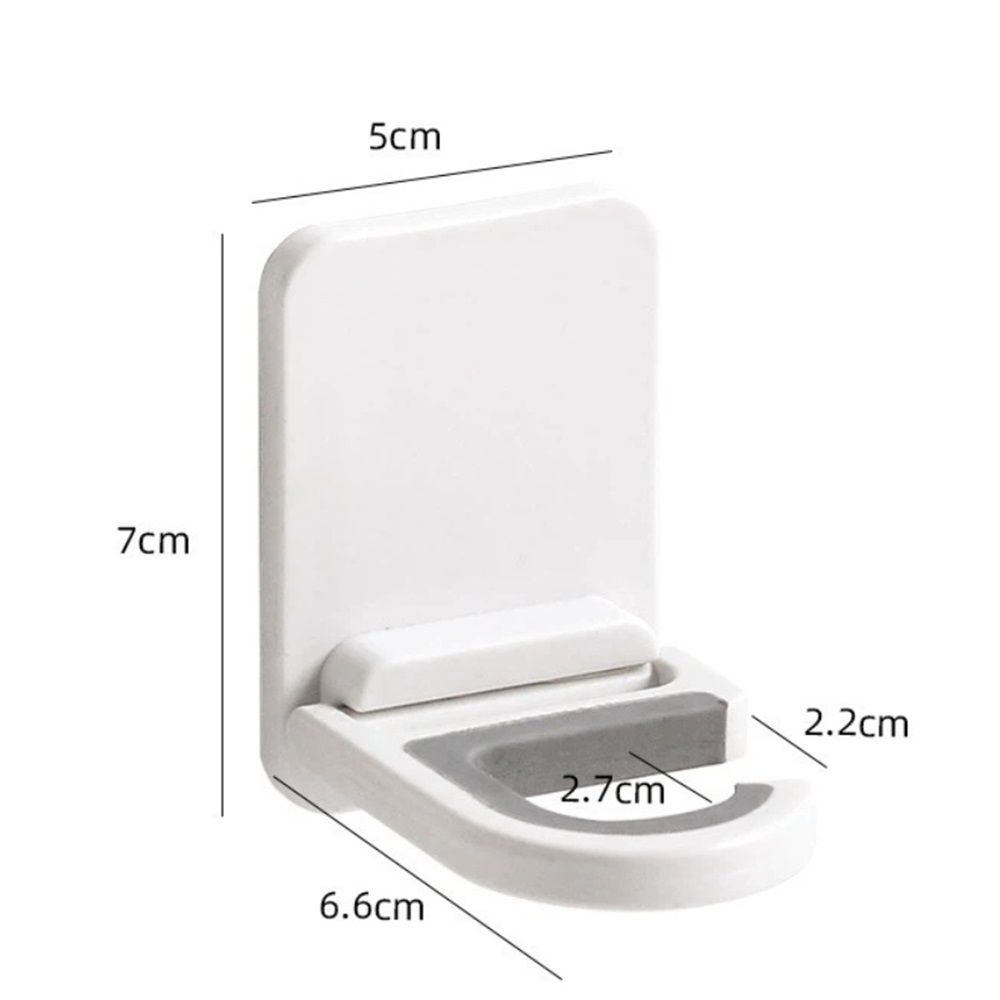 6 pack Broom Holder Wall Mount Mop Holder Broom and Mop Gripper Self Adhesive view 4