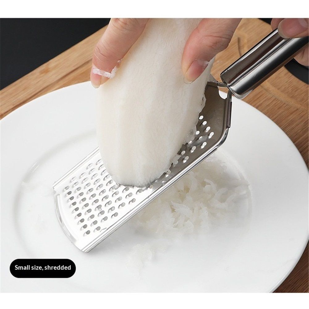 Restaurantware Stainless Steel Fine Cheese Grater - with Ergonomic Handle view 3