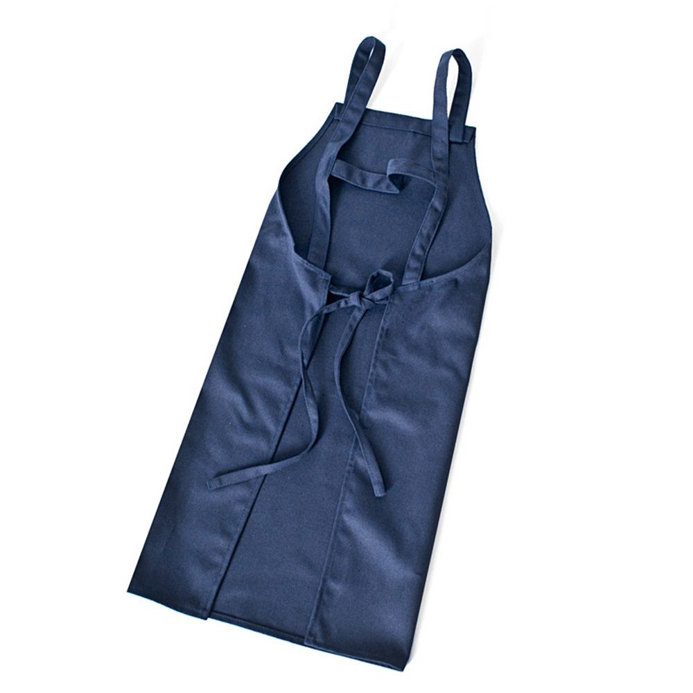 Cooking Apron with 2 Pockets Kitchen Chef BBQ Adjustable Bib Aprons for Women view 2