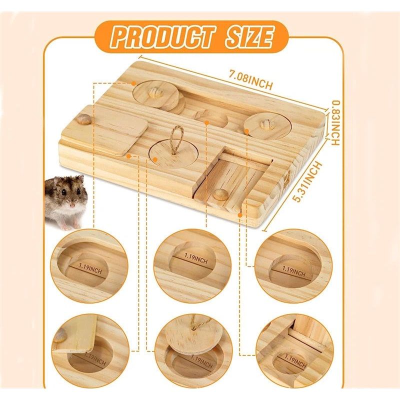 Wooden Bird Foraging Puzzle Toys for Parrots view 5