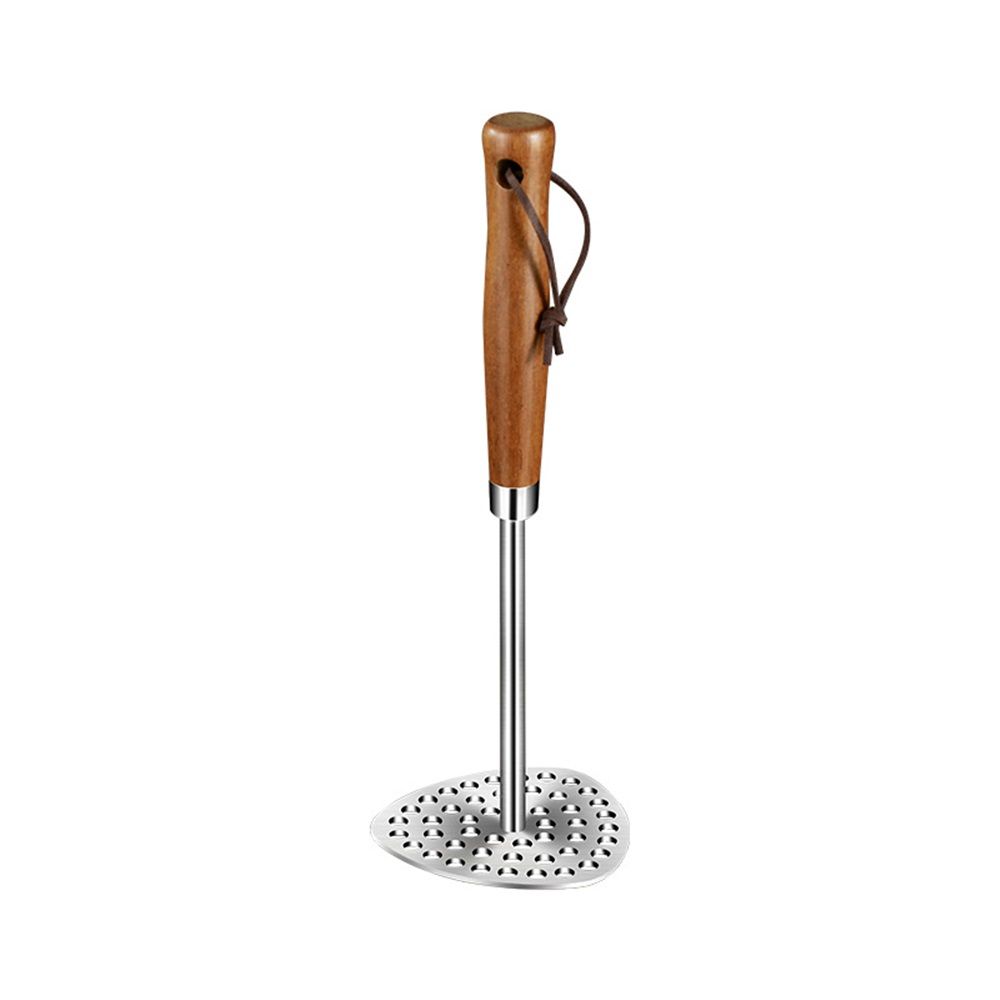 Potato Masher with Wooden Handle — image 1