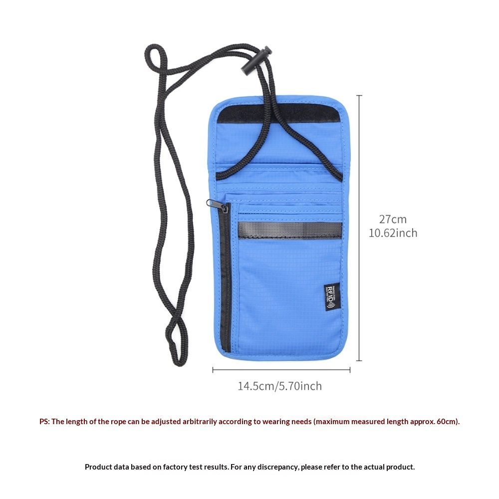 Neck Wallet & RFID Blocking Passport Holder for Travel – Waterproof Hidden view 5