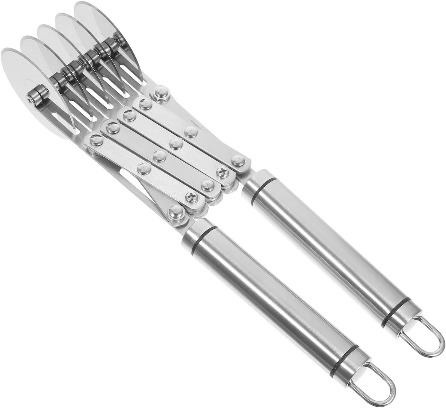 5 Wheel Stainless Steel Pizza Wheel Cutter and Pastry Dough Rolling Cutter