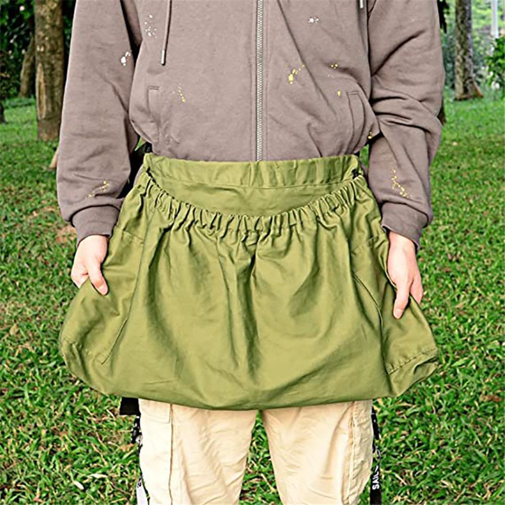 Seeding Square Harvest Apron Hands-Free Gardening Apron for Fruits view 2