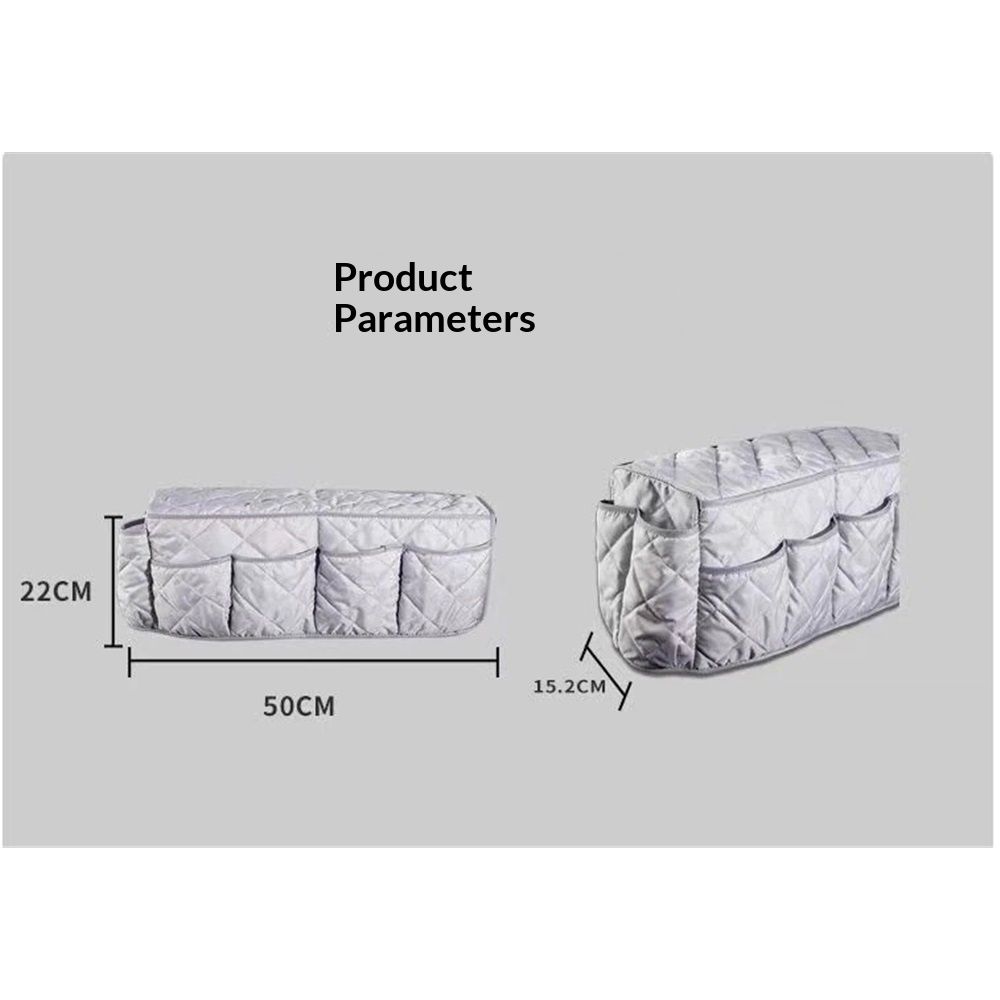 Sofa Armrest Organizer, Remote Control Holder, Waterproof Armchair Caddy with view 5