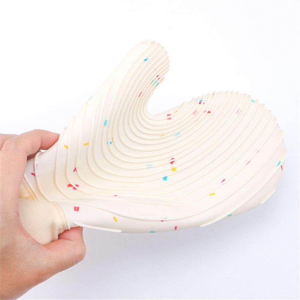 Set of 2 Silicone Oven Mitts Waterproof Shell Oven Mitts for Kitchen for Heat view 4