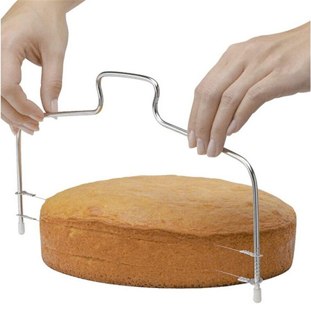 Stainless steel cake slicer — image 1