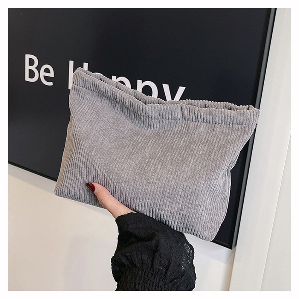 2pcs Women's Makeup Bag - Corduroy Makeup Bag Beauty Women's Handbag Wallet view 4