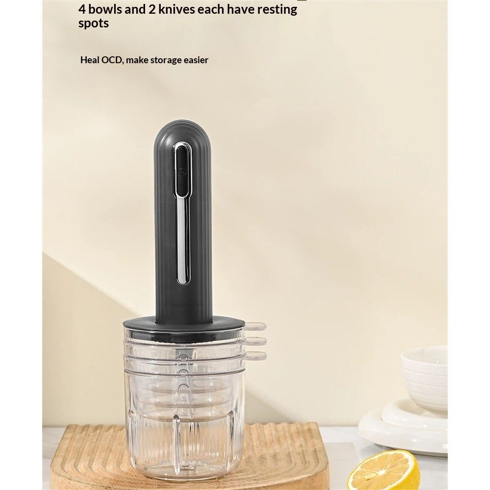 Cordless Food Processor Electric Vegetable Chopper view 2