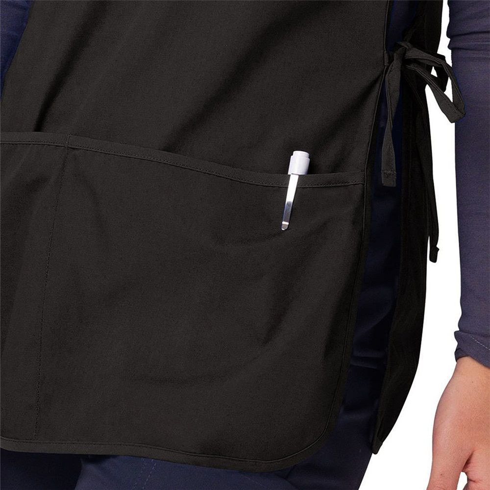 2 pack Apron Unisex Waterproof Apron with 2 Deep Pockets Art Smock for view 3