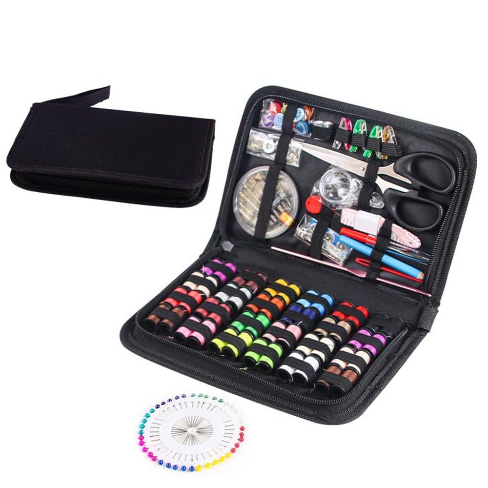 Sewing Kit for Adults & Beginners – Portable Needle & Thread Travel Kit w/ 24 — image 1