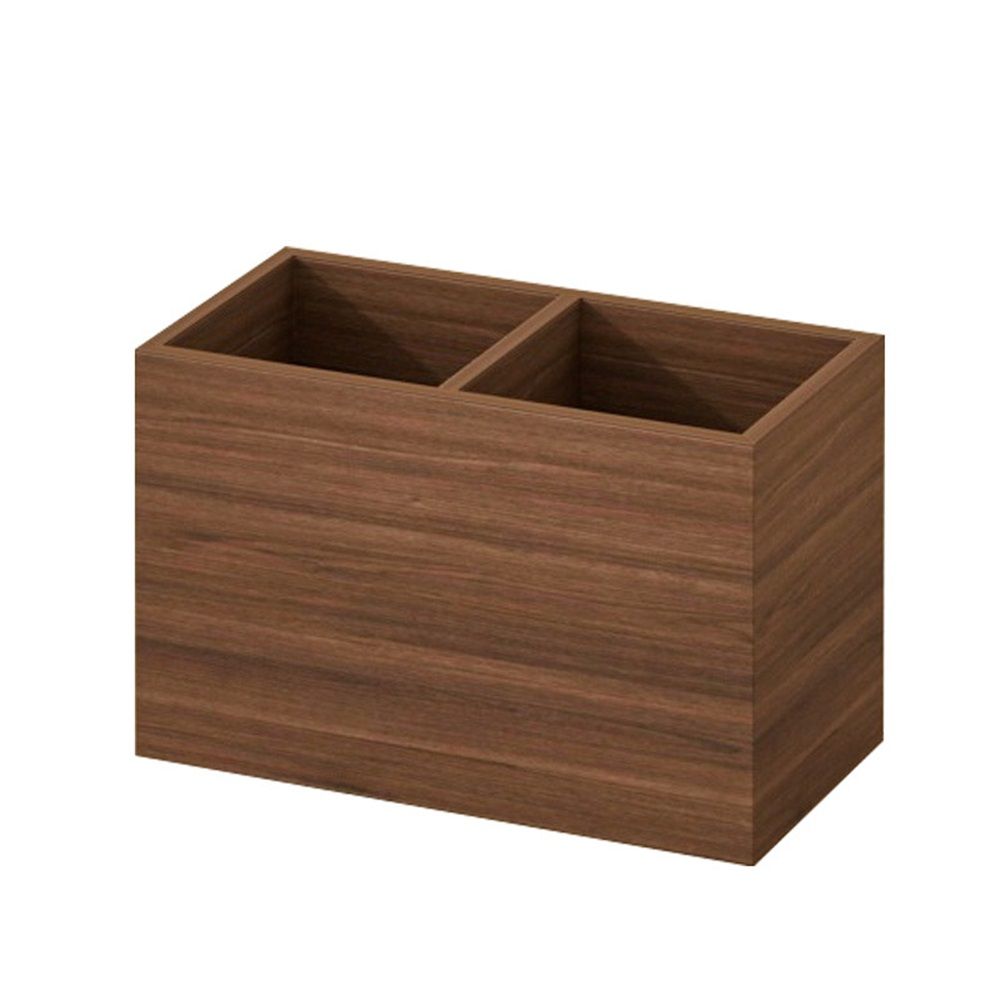 Wooden Pencil Holder (Double Slots)Wooden Kitchen Utensil Holder Organizer for — image 1