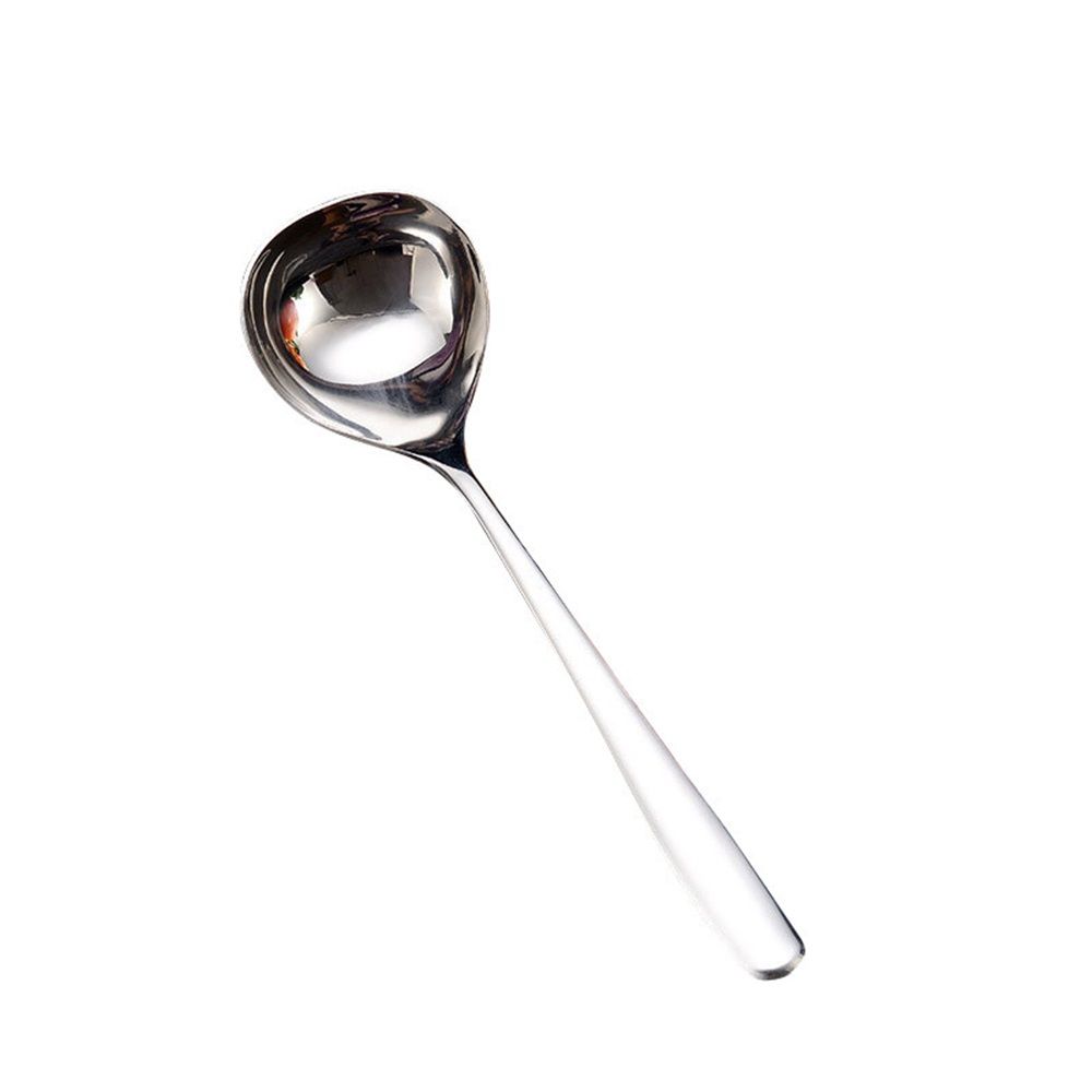 Large Soup Ladle 2 Pack Stainless Steel Spoon Kitchen Serving Sauce Server — image 1