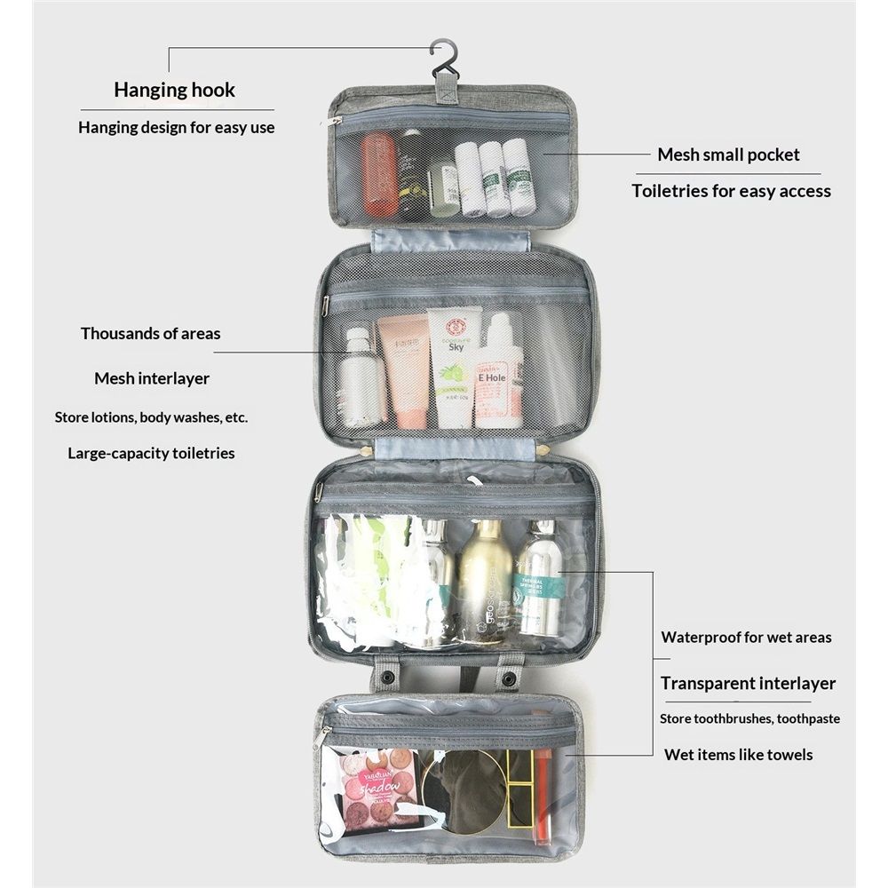 Travel Toiletry Bag for women view 2