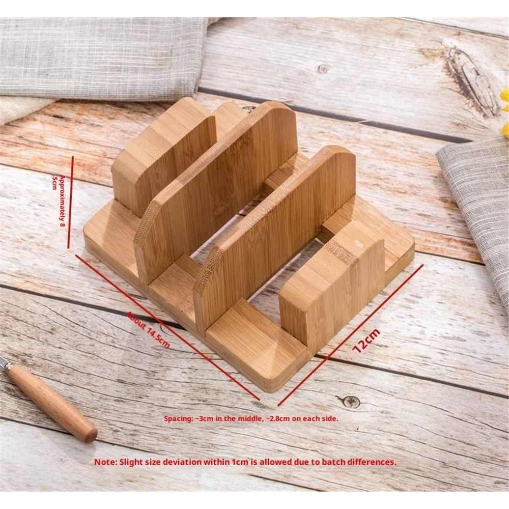 Cutting Board Holder, 3 Slot Cutting Board Organizer, for Kitchen Storage view 4