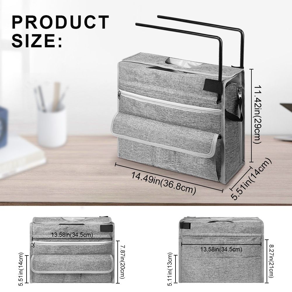 Under Desk Hanging Storage Bag view 4
