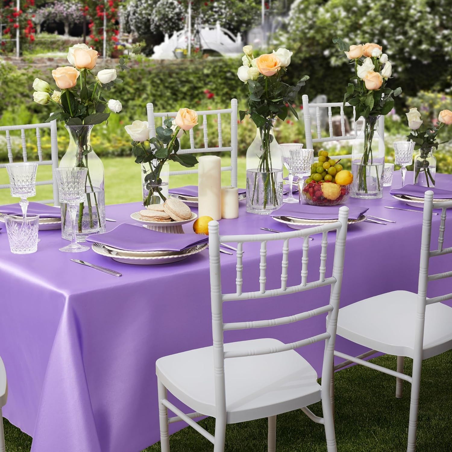 Rectangular Satin Tablecloth - view 4