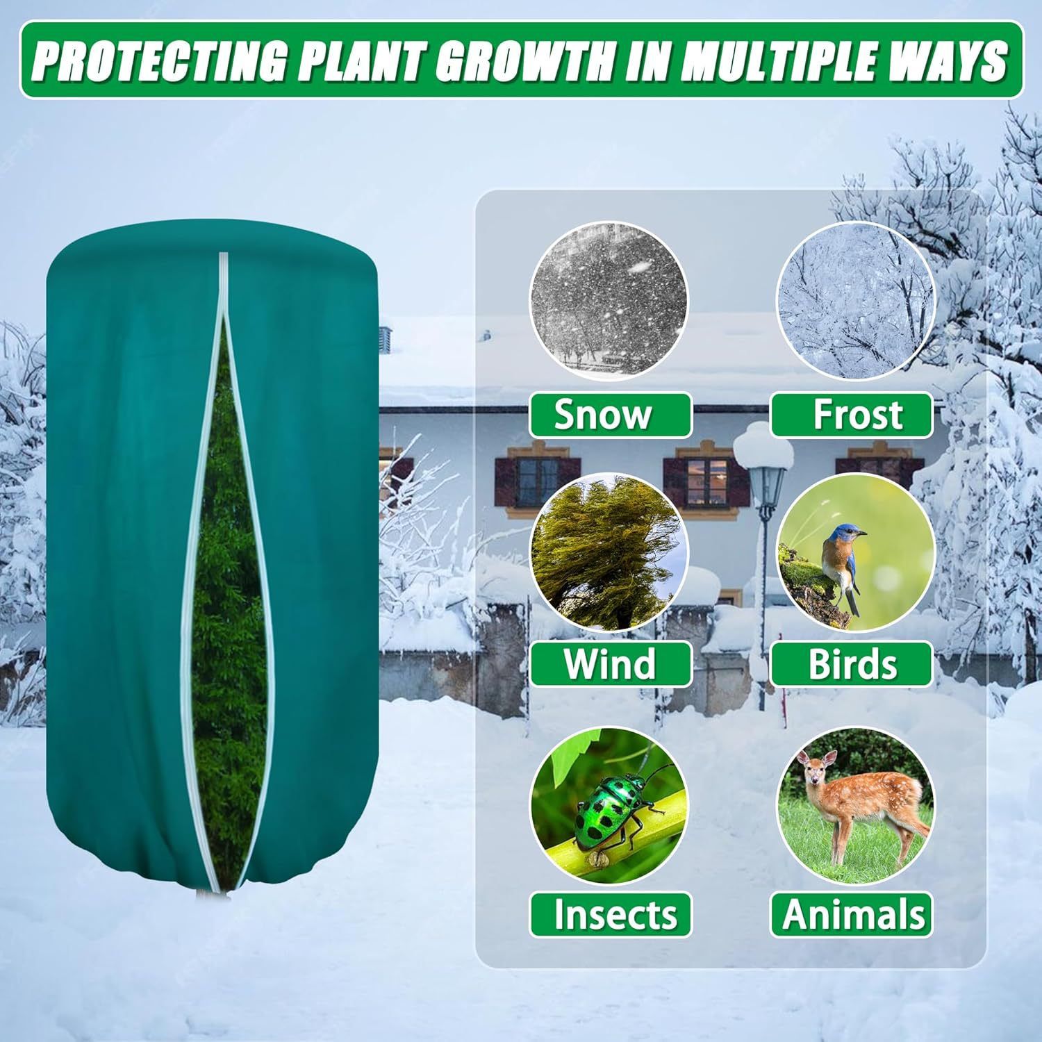 Plant Covers Freeze Protection view 2