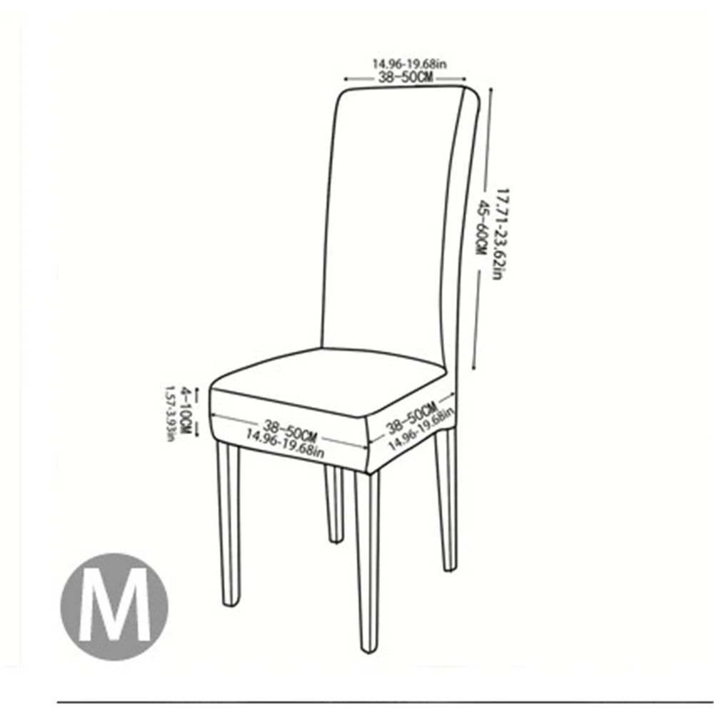 Stretch Dining Chair Covers Waterproof PU Leather Chair Slipcovers Chair view 5
