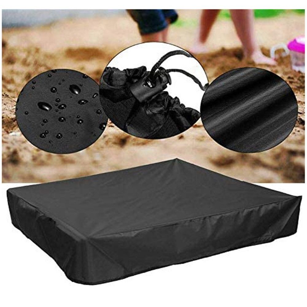 Sandbox Cover, Heavy Duty Waterproof Sand Box Cover, Suitable Use as Kids' view 3