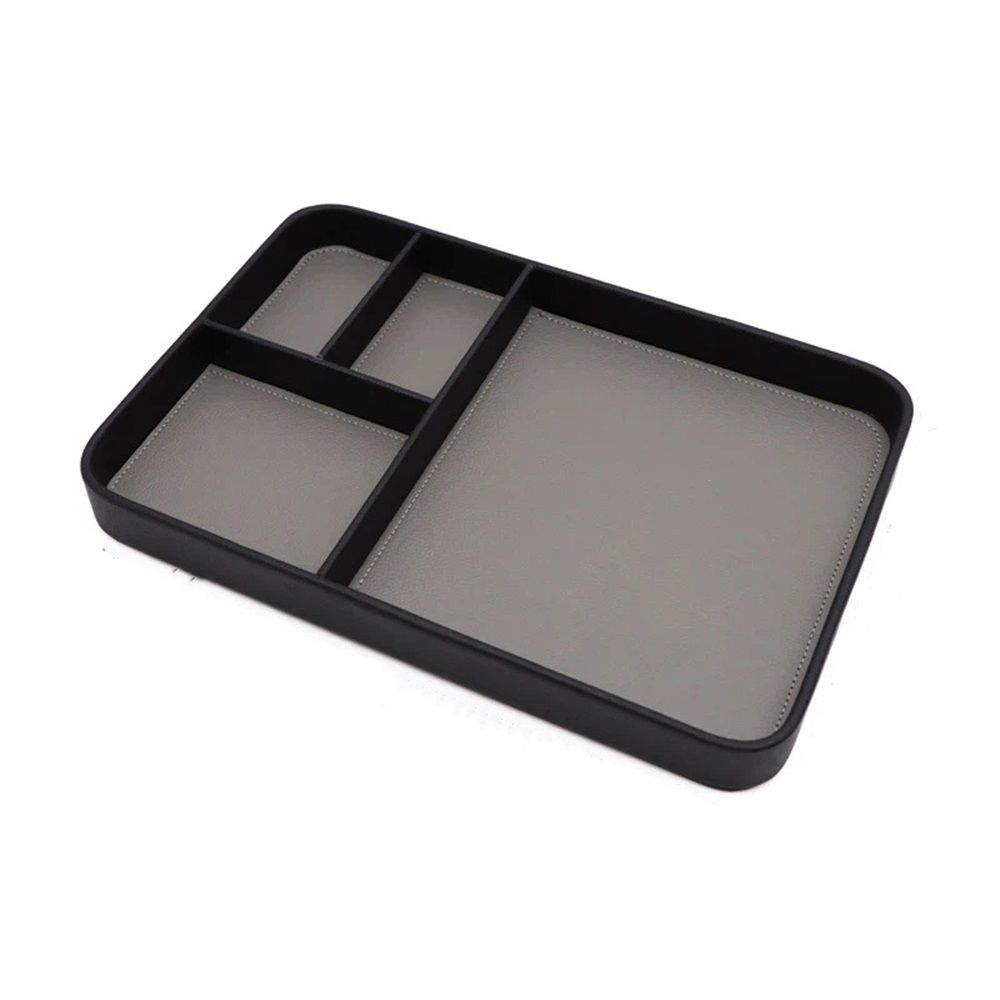 Leather tray - Men's fashionable bedside table storage - Key — image 1